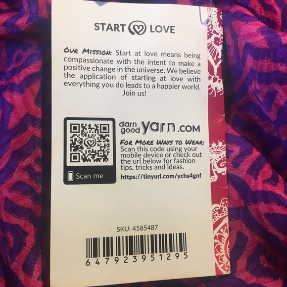 Darn Good Yarn Sari Wrap Skirt (new) - Picture 8 of 8